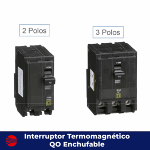 Interruptor Termomagnético QO Enchufable