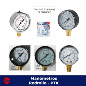 Manómetros Pedrollo - PTK