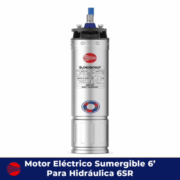 Motor Eléctrico Sumergible de 6" para Hidráulica 6SR 6PD